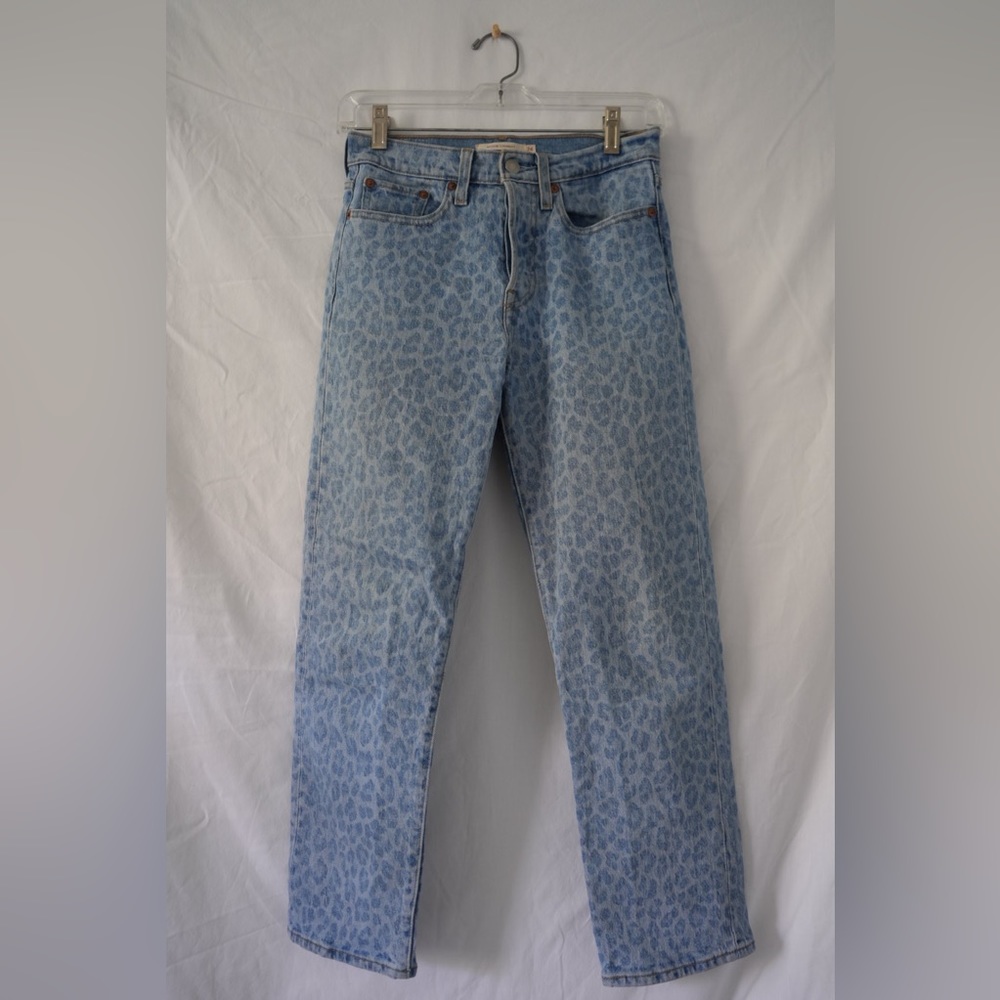 Levi’s Women’s Wedgie Straight Cheetah Print Jeans